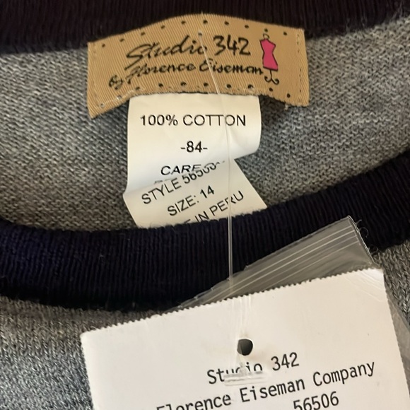 NWT - Florence Eiseman Studio 342 - Girls Knit Dress Size 14 - Picture 5 of 6